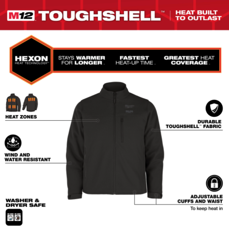 Milwaukee M12 HJBL6-0 Premium Heated Jacket