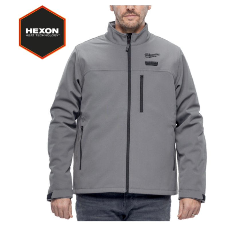 Milwaukee M12 HJGR6-0 Premium Heated Jacket - Grijs