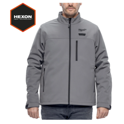 Milwaukee M12 HJGR6-0 Premium Heated Jacket - Grijs