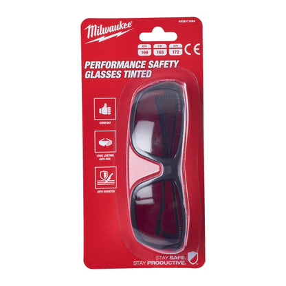 Milwaukee Performance Veiligheidsbril-getint