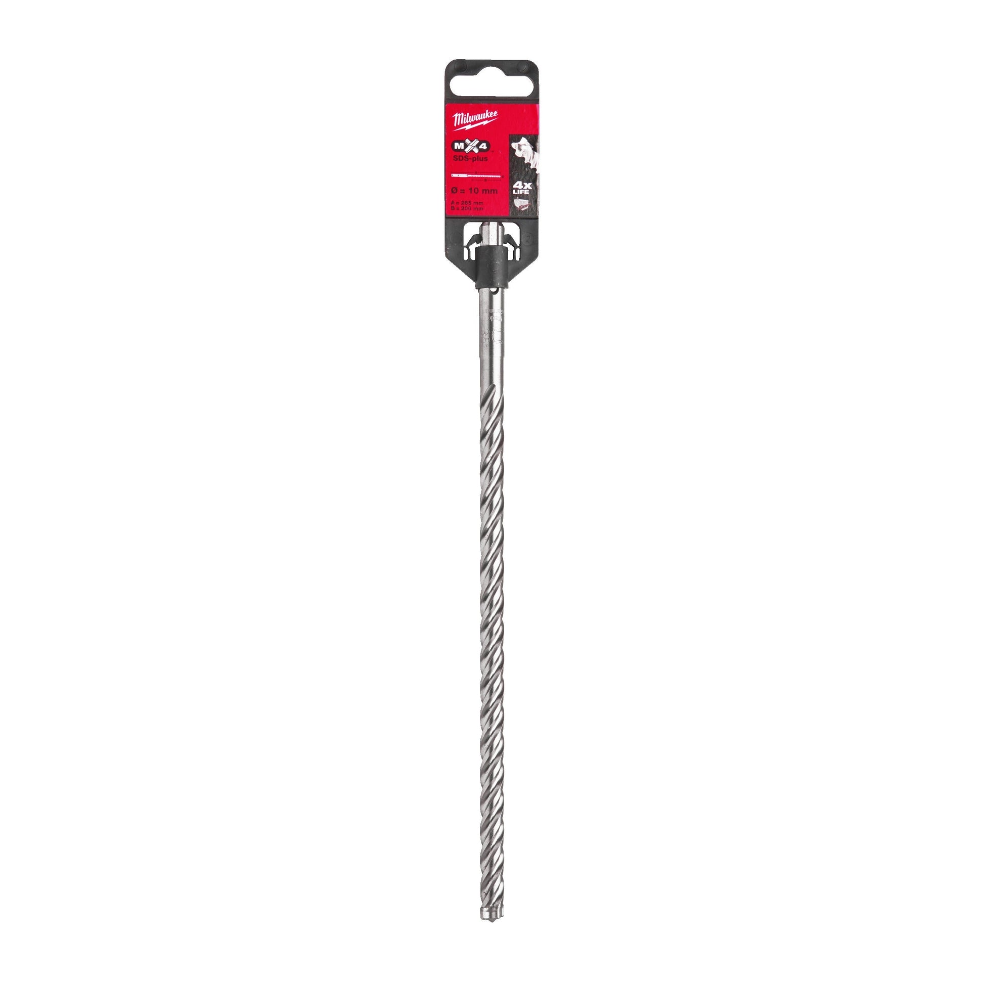 Milwaukee SDS-plus hamerboor MX4 10mm keizers.nu