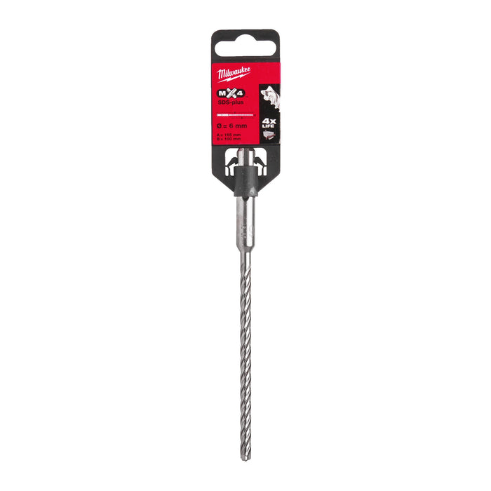 Milwaukee SDS-plus hamerboor MX4 6x160 keizers.nu