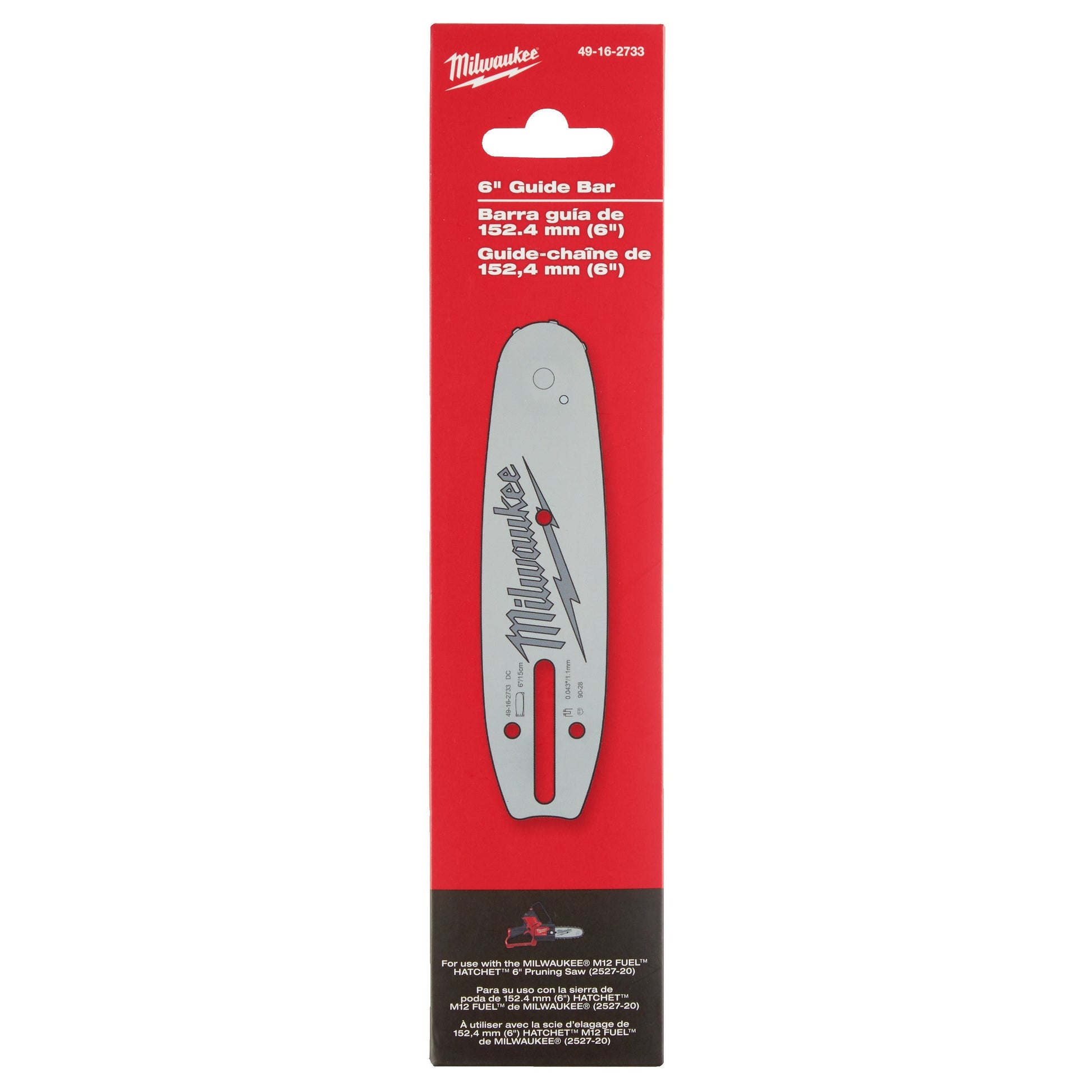 Milwaukee Zaagbladgeleider 25 cm / 6" voor M12 FHS1