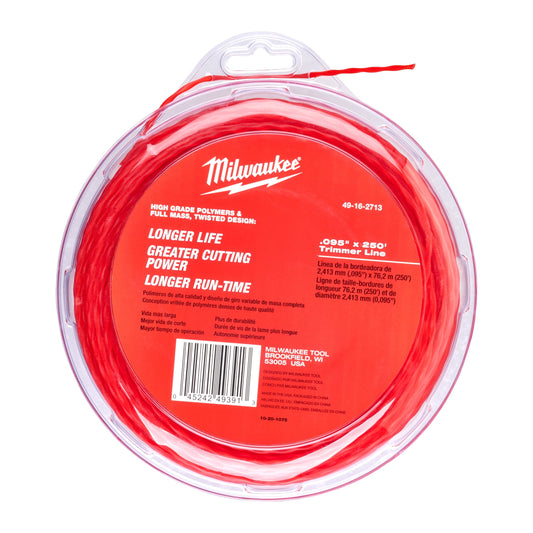 Milwaukee maaidraad 2,4 mm x 76 m