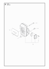 Husqvarna 502845601 onderdelentekening - positie 1
