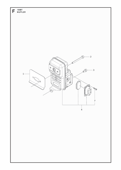 Husqvarna 502845601 onderdelentekening - positie 1