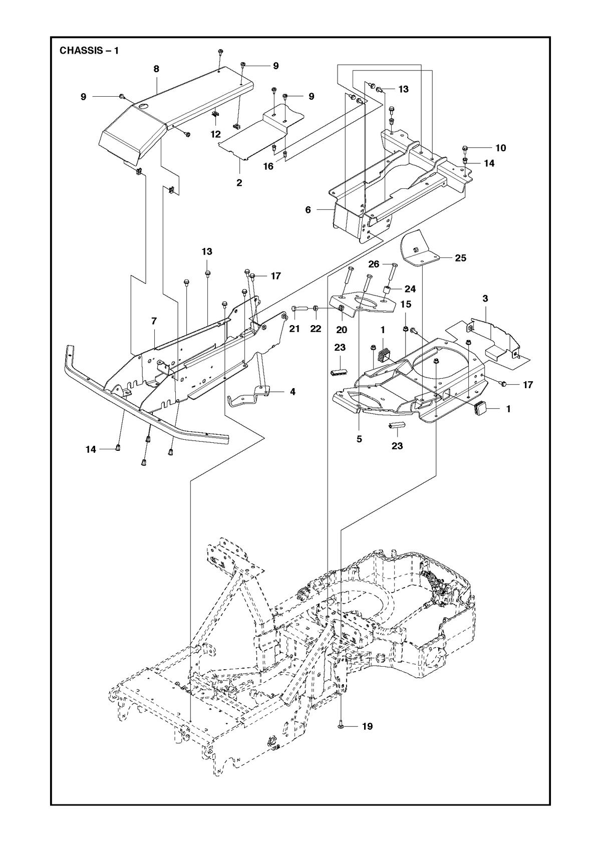 Husqvarna 592975801 onderdelentekening - positie 6