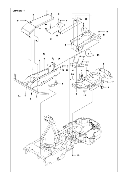 Husqvarna 592975801 onderdelentekening - positie 6