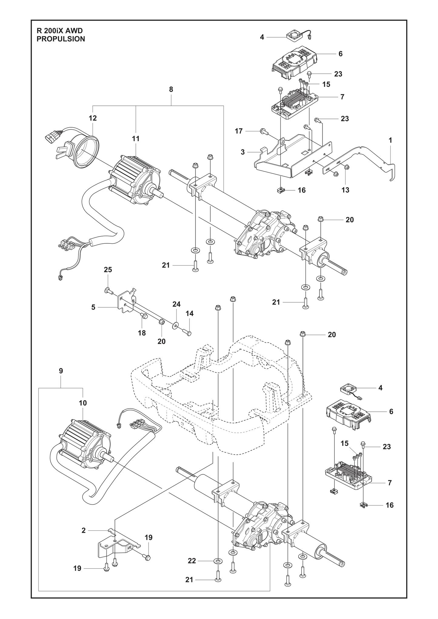 Husqvarna 506558302 onderdelentekening - positie 18