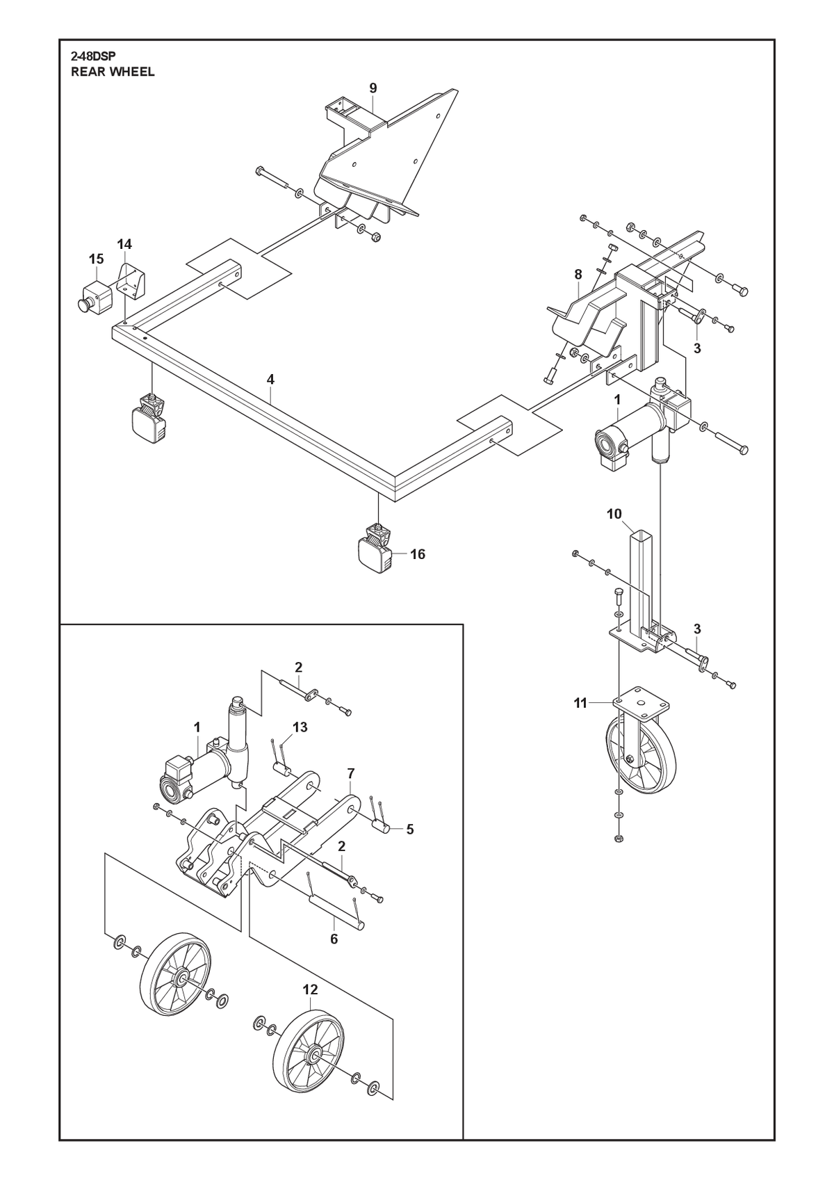 Husqvarna 548430702 onderdelentekening - positie 10