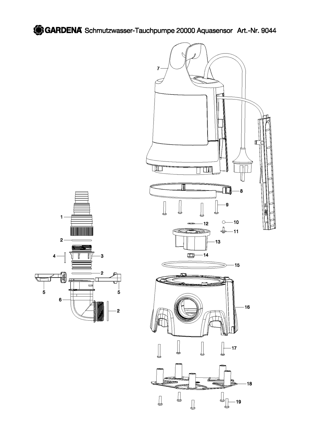 Husqvarna 529540501 onderdelentekening - positie 18