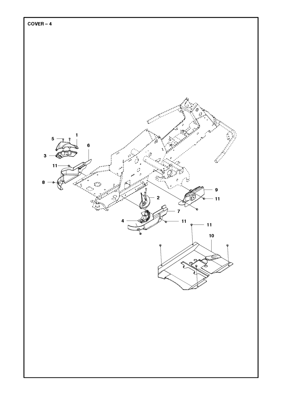 Husqvarna 516018802 onderdelentekening - positie 9