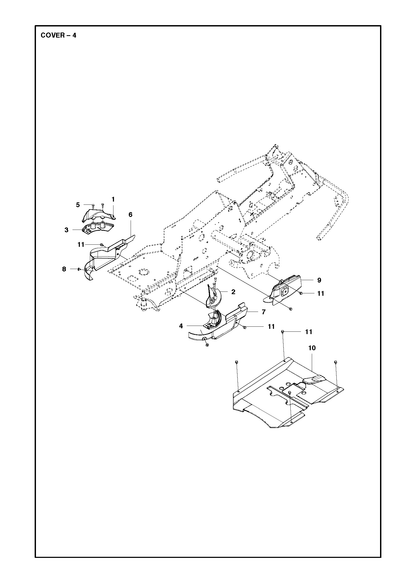 Husqvarna 516018802 onderdelentekening - positie 9