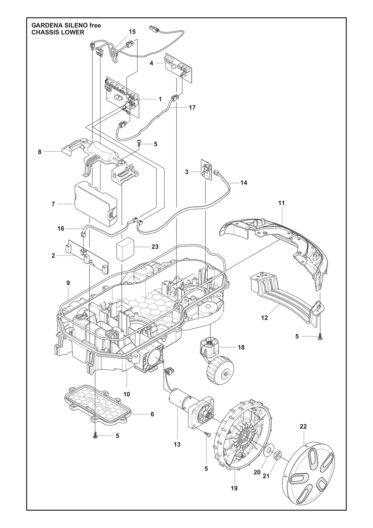 Husqvarna 546170702 onderdelentekening - positie 10