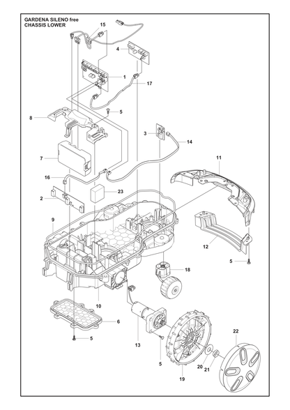 Husqvarna 546170702 onderdelentekening - positie 10