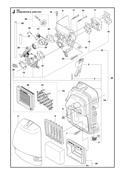 Husqvarna 503988104 onderdelentekening - positie 11