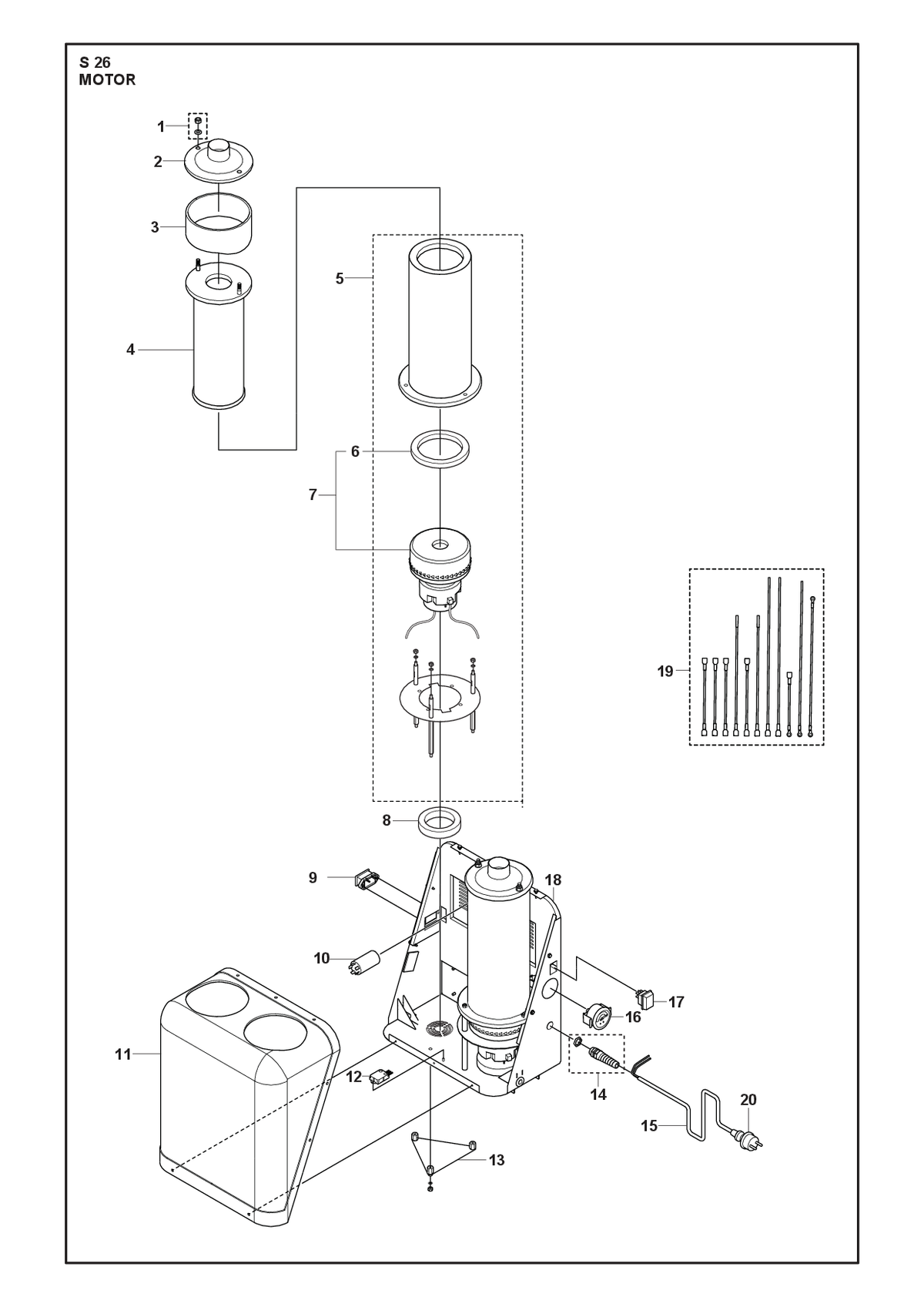 Husqvarna 590429801 onderdelentekening - positie 4