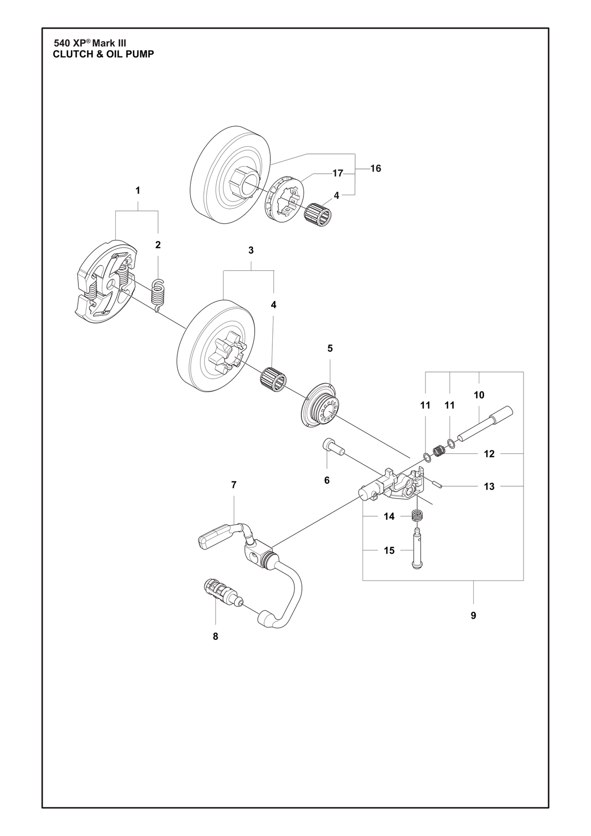 Husqvarna 577389701 onderdelentekening - positie 3