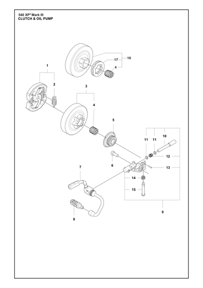 Husqvarna 577389701 onderdelentekening - positie 3