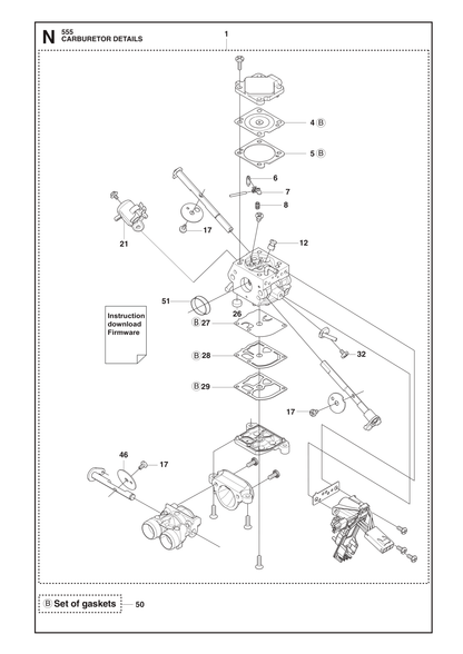 Husqvarna 503535701 onderdelentekening - positie 26