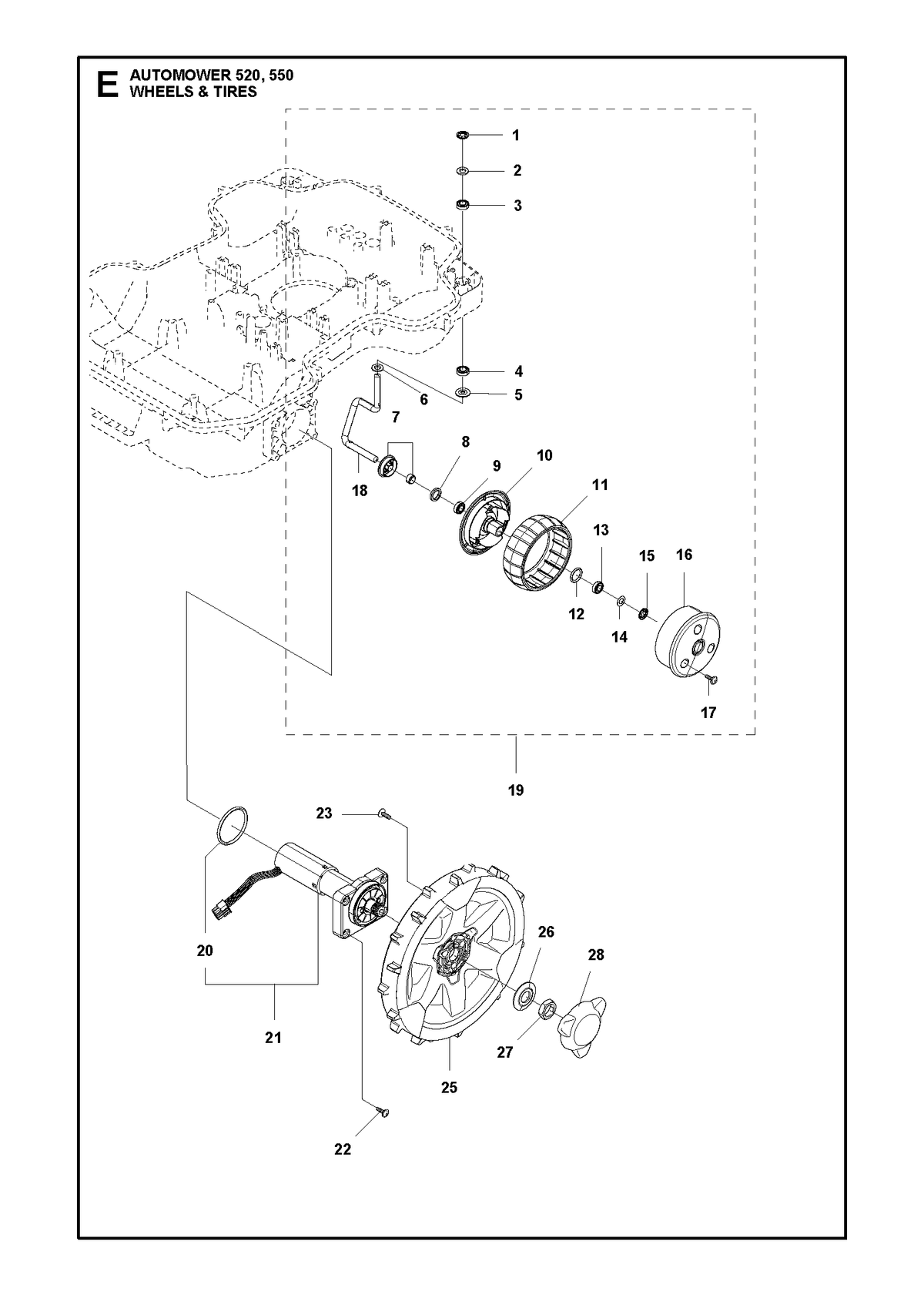 Husqvarna 580336101 onderdelentekening - positie 18