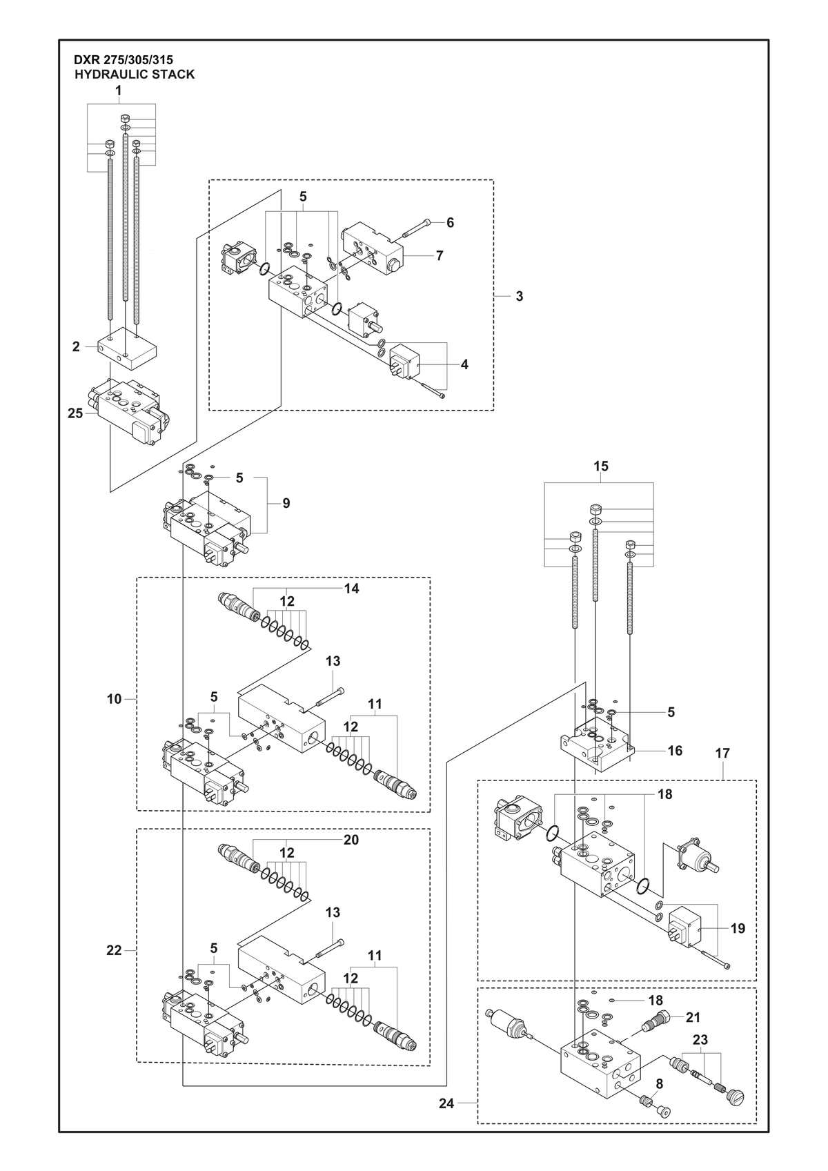 Husqvarna 522800101 onderdelentekening - positie 3