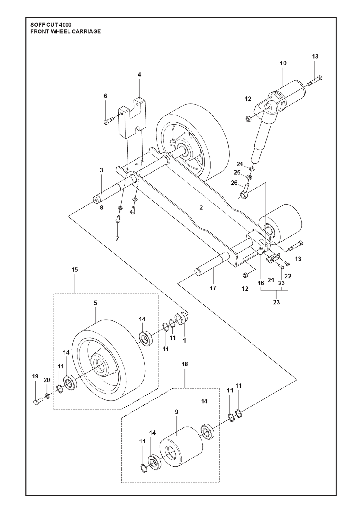 Husqvarna 590960601 onderdelentekening - positie 22