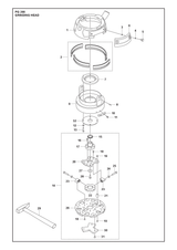 Husqvarna 510361603 onderdelentekening - positie 5