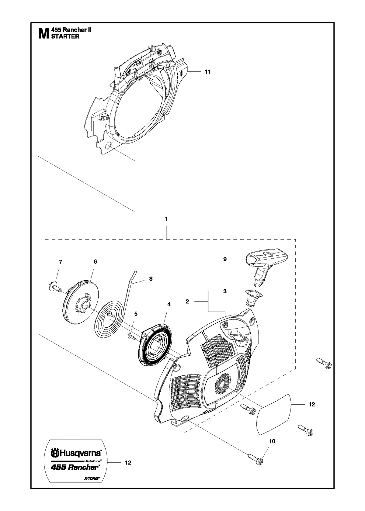 Husqvarna 574643101 onderdelentekening - positie 2