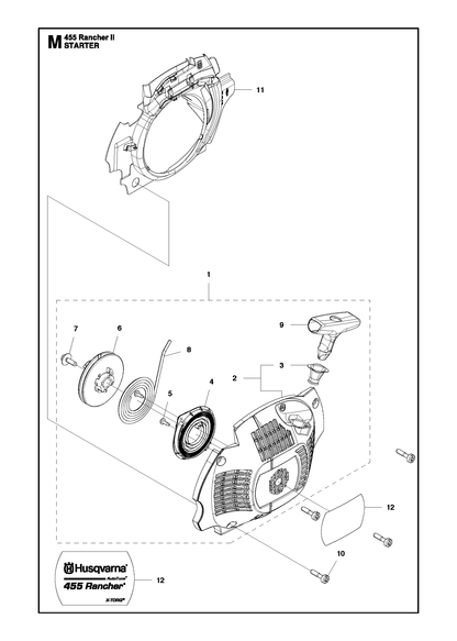 Husqvarna 575546801 onderdelentekening - positie 11