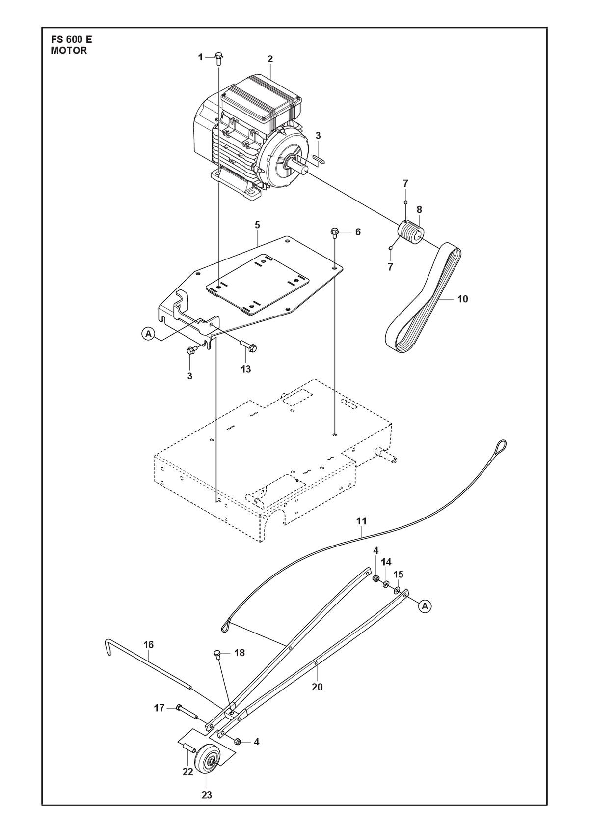 Husqvarna 536757302 onderdelentekening - positie 3