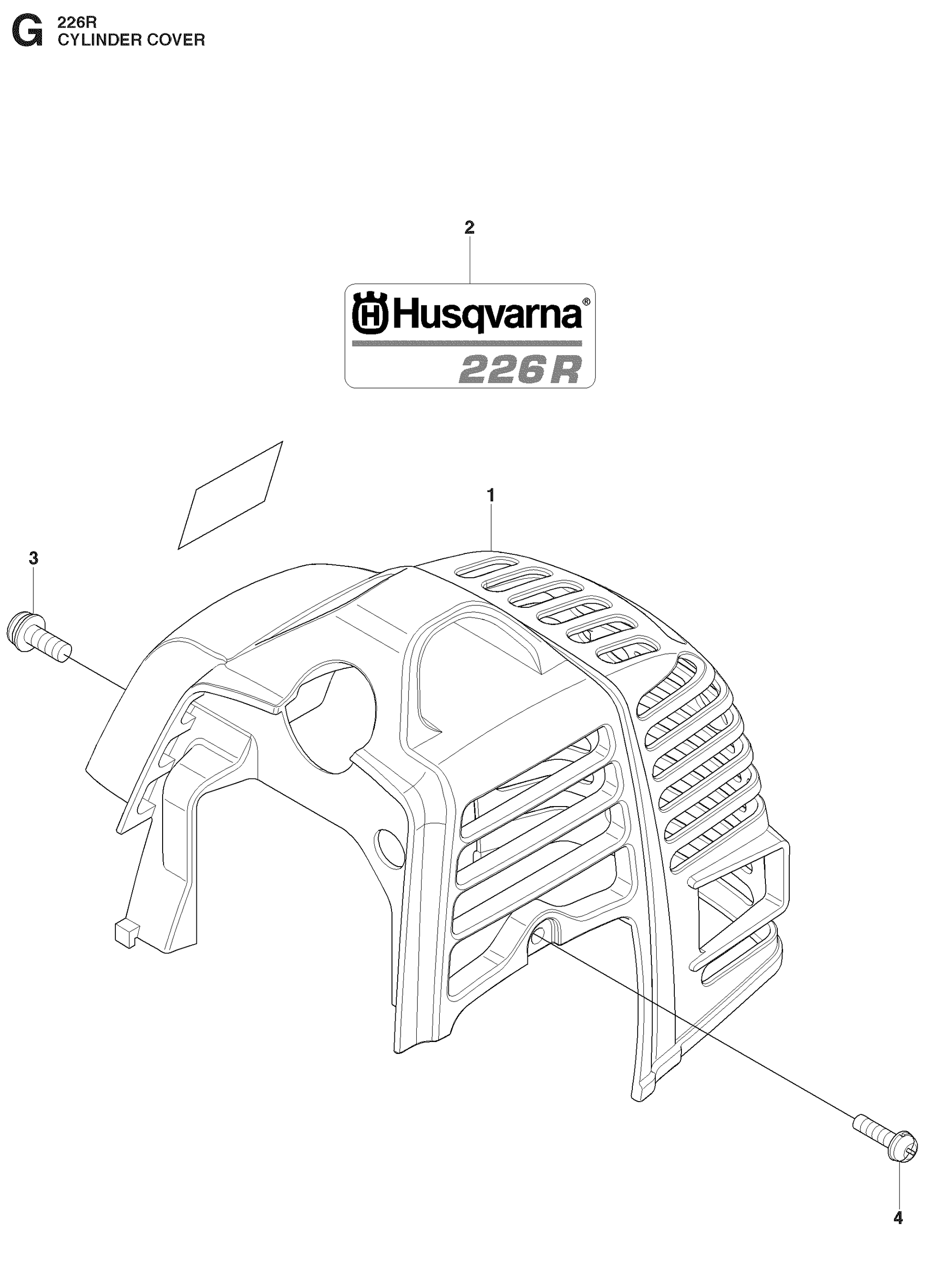 Husqvarna 512361001 onderdelentekening - positie 4