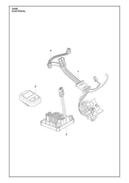 Husqvarna 548913801 onderdelentekening - positie 4