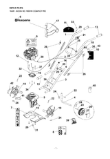 Husqvarna 501962501 onderdelentekening - positie 8
