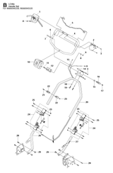 Husqvarna 510408902 onderdelentekening - positie 27
