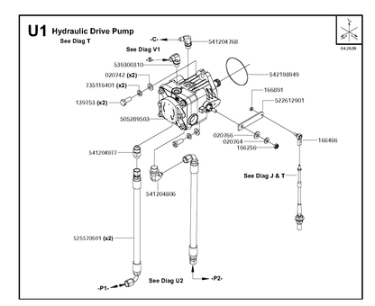 Husqvarna 522612901 onderdelentekening - positie 3