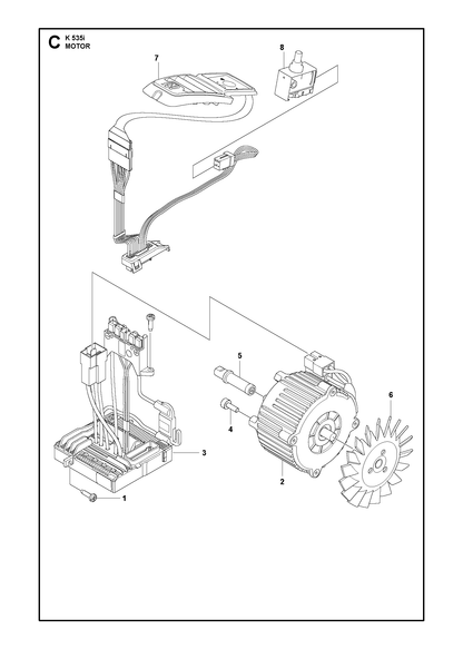 Husqvarna 578776103 onderdelentekening - positie 1