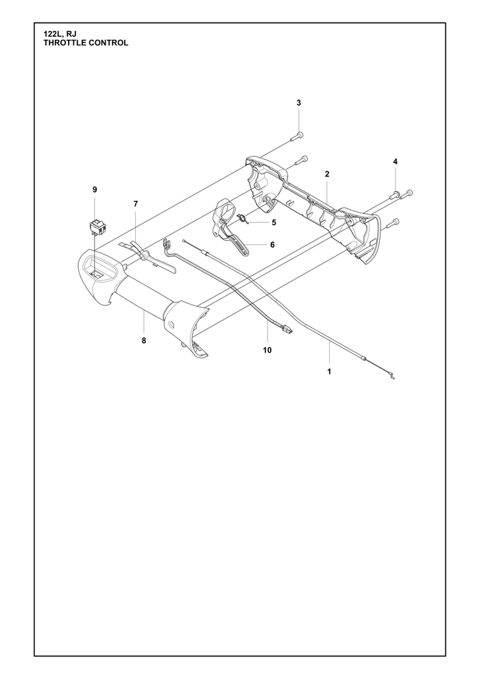 Husqvarna 584994001 onderdelentekening - positie 10