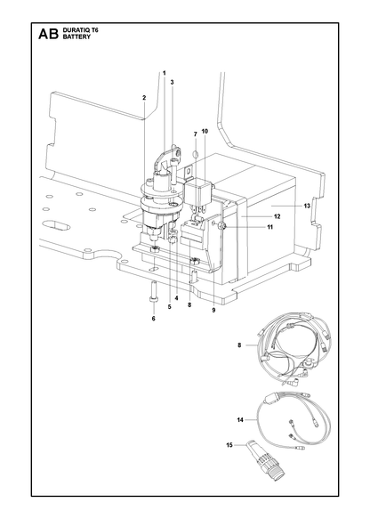 Husqvarna 595660001 onderdelentekening - positie 12