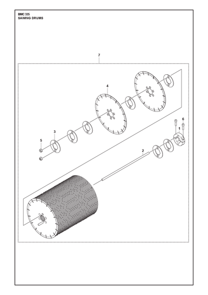 Husqvarna 594122901 onderdelentekening - positie 5