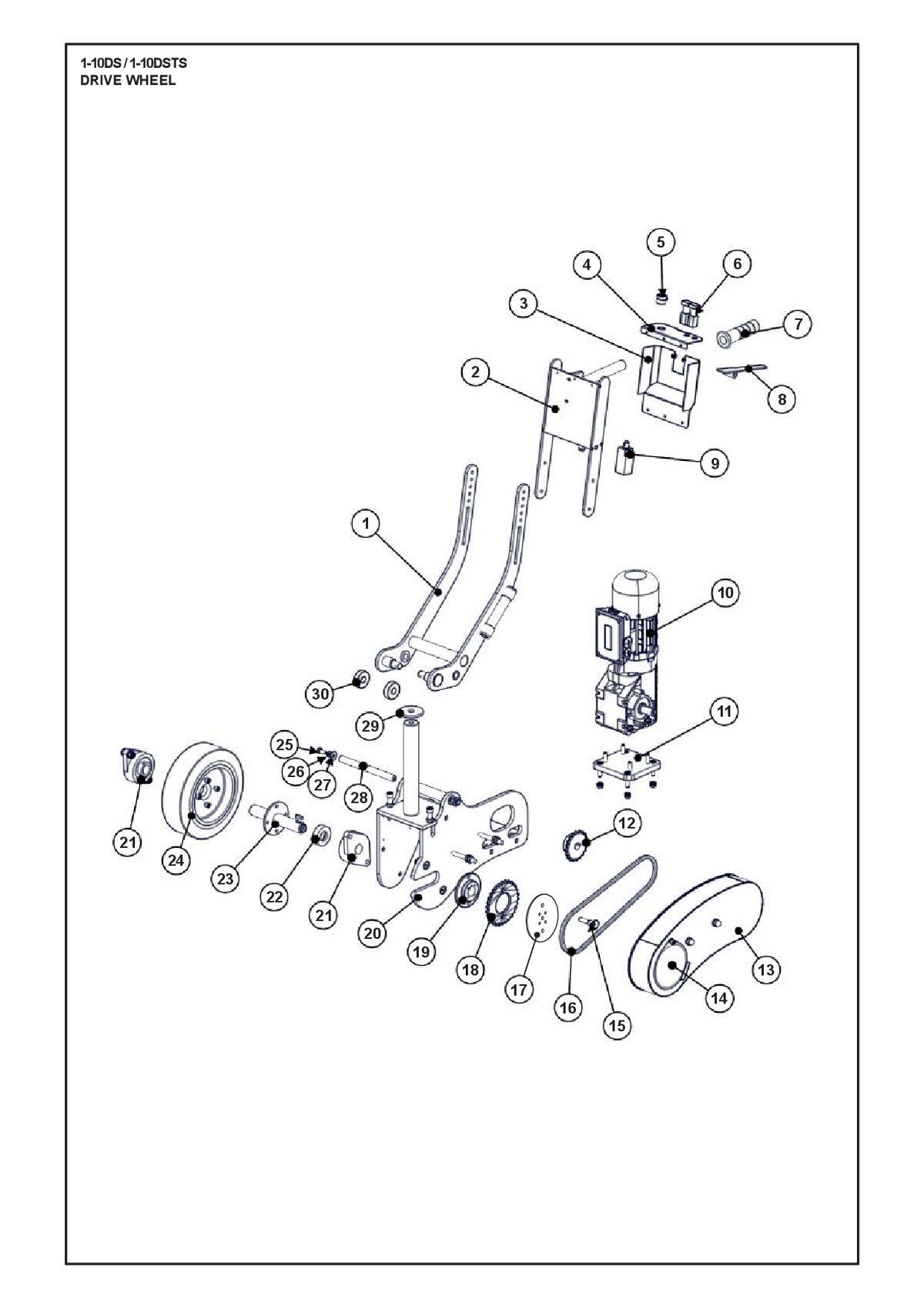 Husqvarna 534566901 onderdelentekening - positie 10