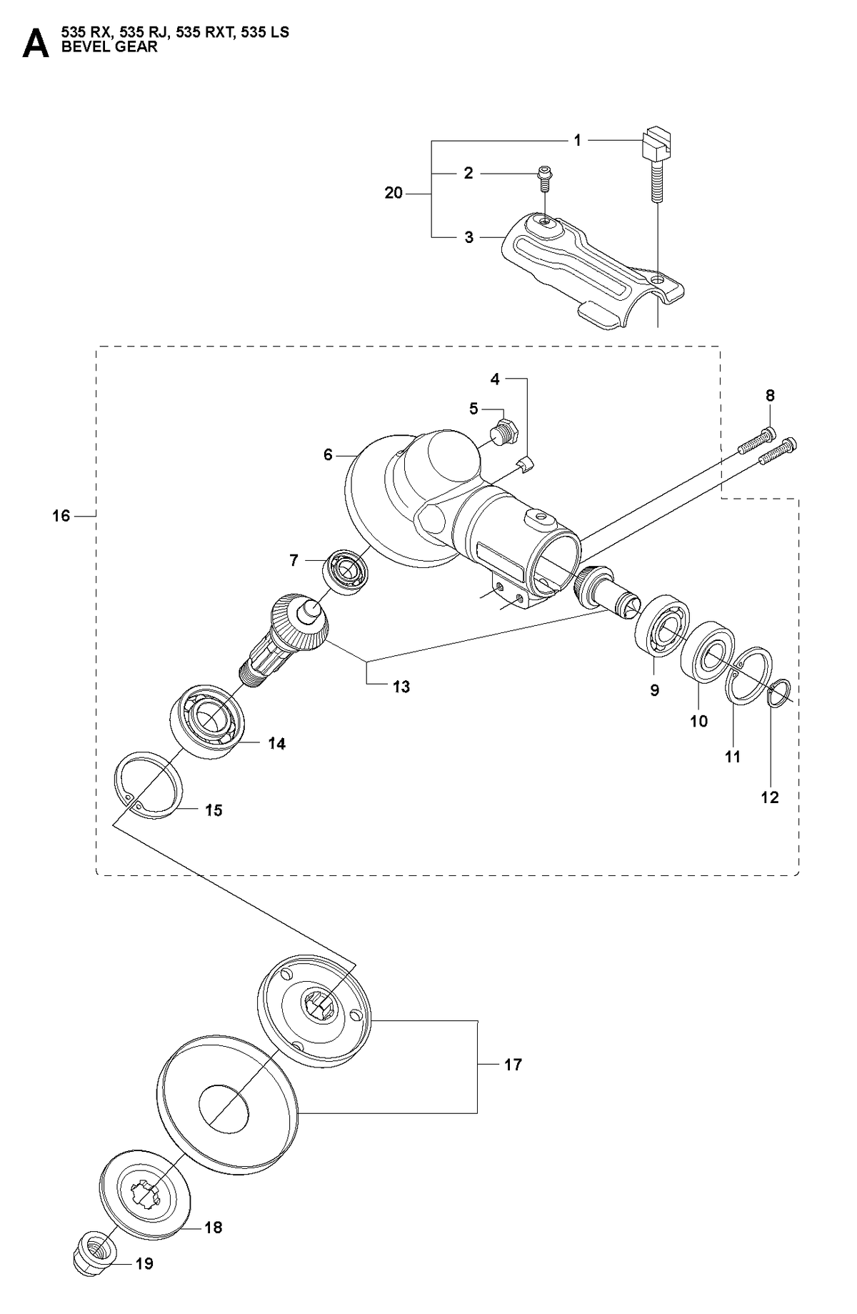 Husqvarna 738210110 onderdelentekening - positie 9
