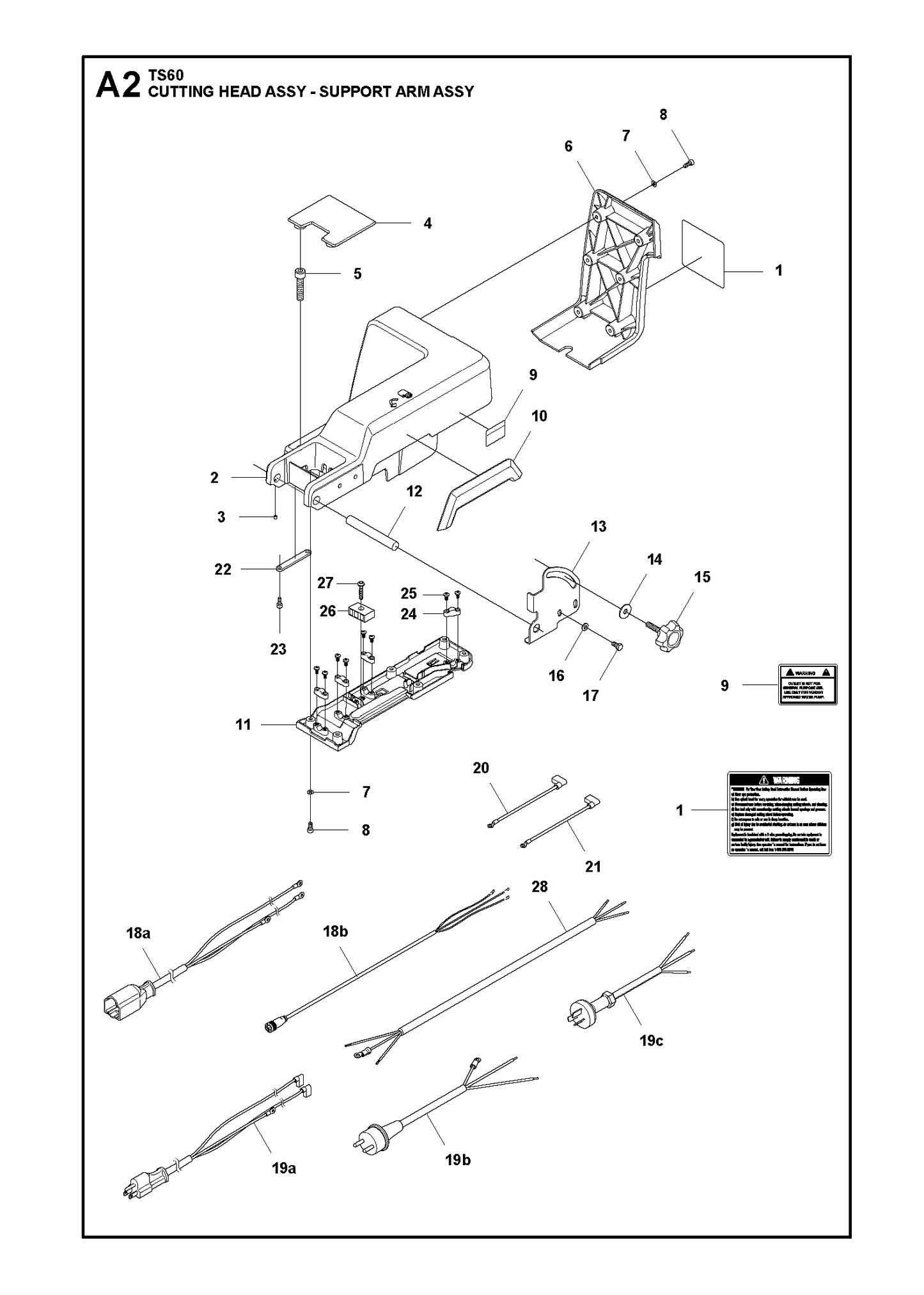 Husqvarna 510225430 onderdelentekening - positie 13