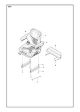 Husqvarna 588908301 onderdelentekening - positie 1