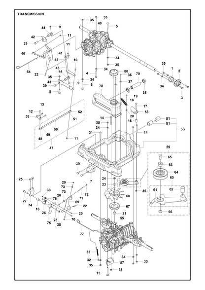 Husqvarna 503221018 onderdelentekening - positie 49