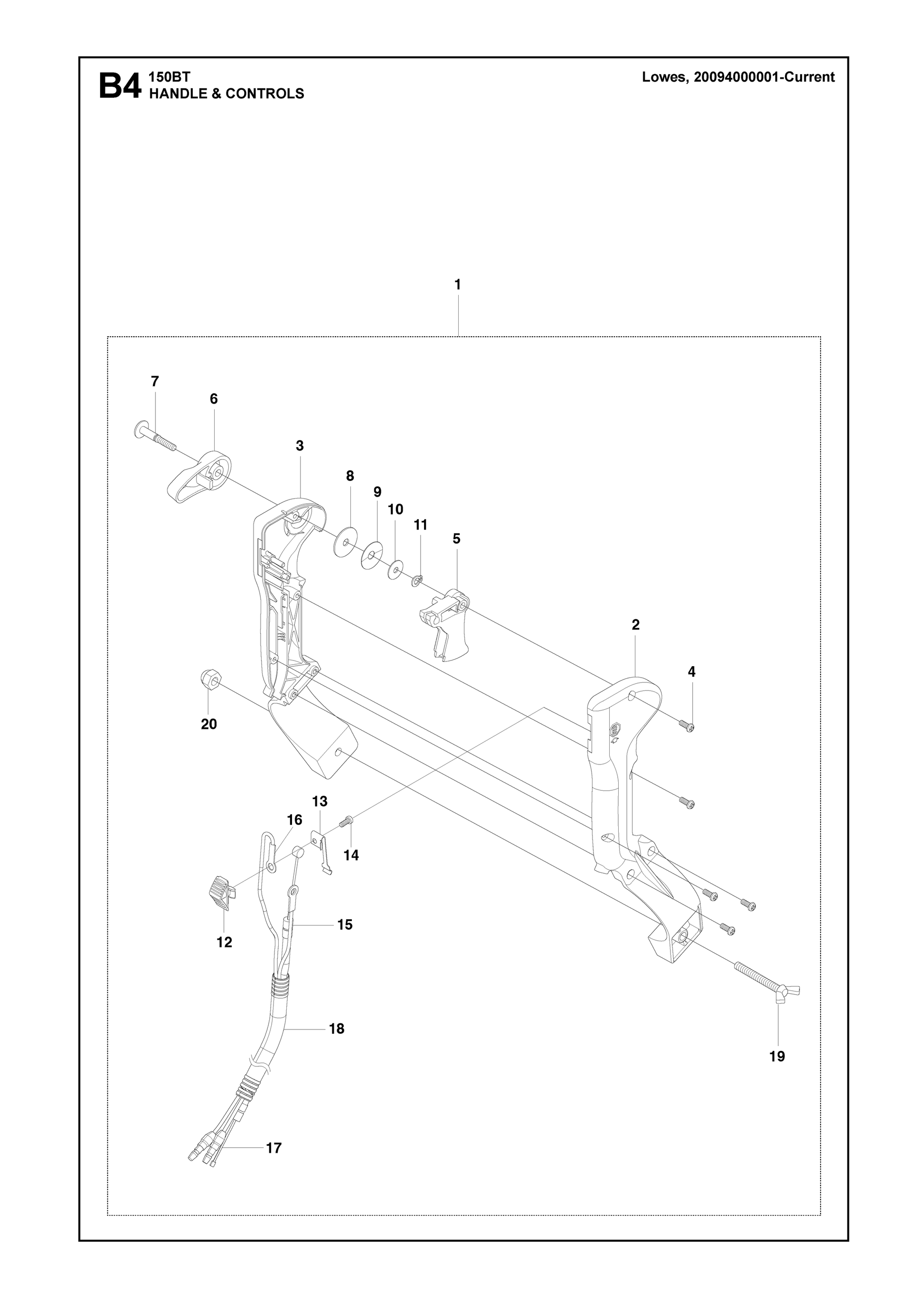 Husqvarna 512690801 onderdelentekening - positie 2