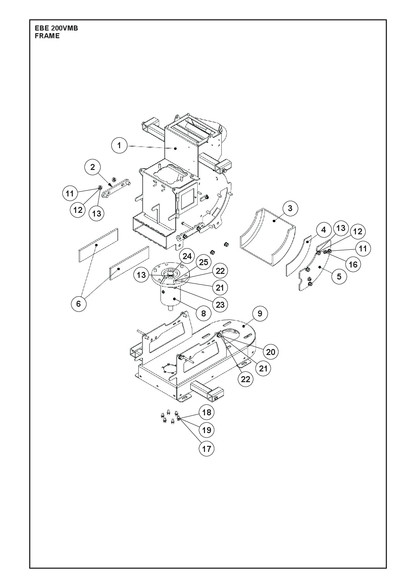 Husqvarna 534384601 onderdelentekening - positie 3