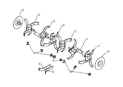 Husqvarna 531008214 onderdelentekening - positie 1