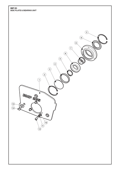 Husqvarna 534841601 onderdelentekening - positie 1