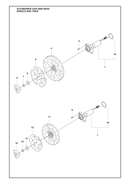 Husqvarna 579505702 onderdelentekening - positie 5
